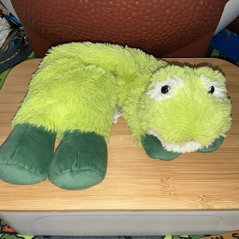 Warmies  Frog Microwavable Therapeutic Neck Wrap Lavender Scented Plush  19"